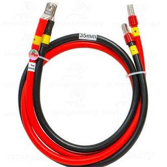 OEM 2x Cable De Conexi&oacute;n Bater&iacute;a Inversor 100cm 35
