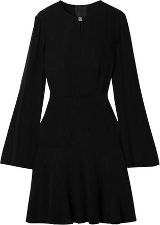 Givenchy Ruffled Dress Black, Brand Size 40 (US Size 6)