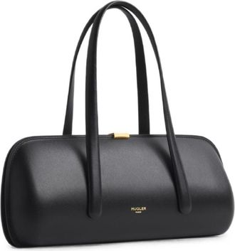 MUGLER Black Matte Handbag