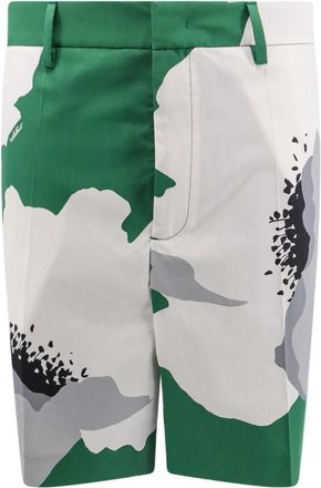 Valentino Casual Shorts - Heren - Korte Broeken - Groen - M - Korte Broeken