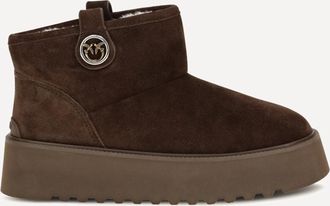 Pinko Stivaletti Martina 08 in suede Woman 38