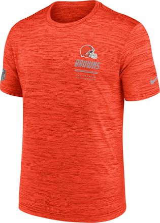 Nike Cleveland Browns Sideline Team Issue Velocity Nike Mens Dri-FIT NFL T-Shirt in Orange | 02ER89L9I-7VD