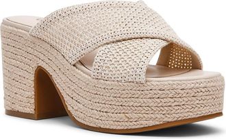 Steve Madden Truthful Womens Sandals Natural : 8.5 M