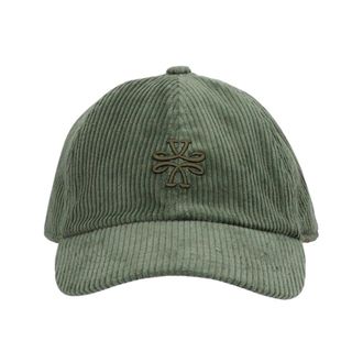 Jacob Cohen Fijne corduroy baseballpet - Heren - Petten - Groen - ONE Size - Katoen - Accessoires