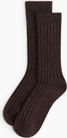 H&M Glitzernde Socken - Brown