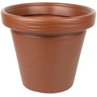 cofan Cofan - Maceta Rayada Color Terracota Pe &Oslash; 460 X 400 Mm 37,3 L Caja 4 Unid