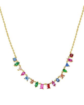 Liv Oliver 18K Cz Necklace