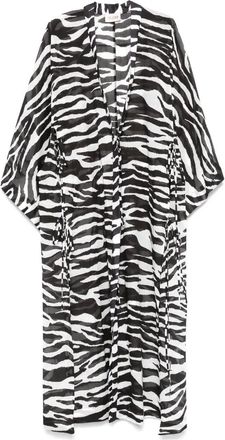 The Attico Copricostume con stampa - Nero