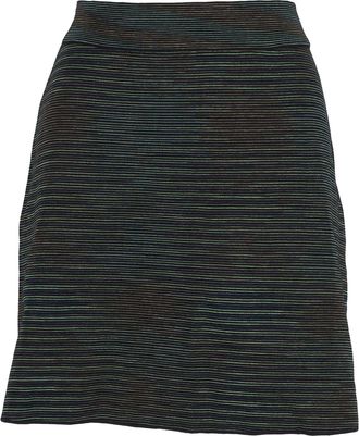 Missoni Striped Mini Skirt in Green Wool