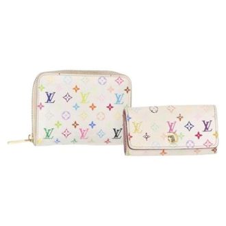 Louis Vuitton Portafoglio in tela Pre-owned - - Pre-owned - Donna - Bianco - ONE SIZE