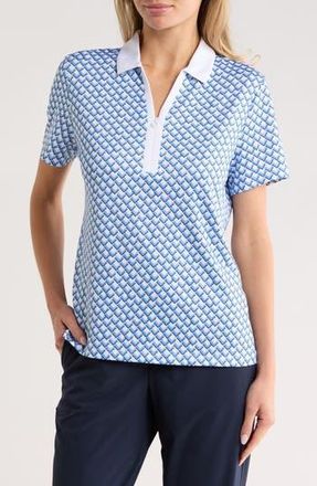 Callaway Chevron Geo Polo in Serenity at Nordstrom Rack, Size Small