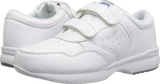 Propét Life Walker Strap Medicare/HCPCS Code = A5500 Diabetic Shoe Mens Hook and Loop Shoes White : 9.5 XX (5E), Leather