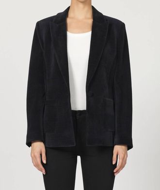 Dear John Denim Effie Cord Blazer In Black