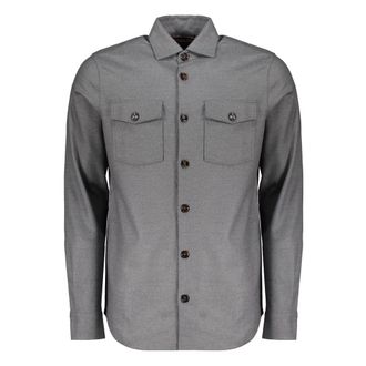 Moorer Mouwloos Shirt - Heren - Zomerjassen - Grijs - S - Wol - Jassen