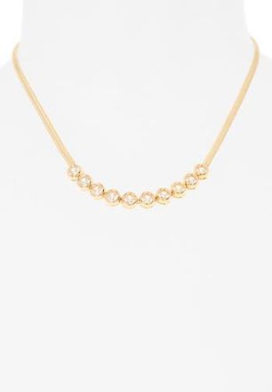 Ettika Crystal Choker Necklace in Gold at Nordstrom Rack