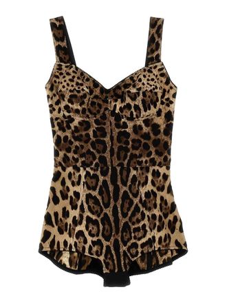 Dolce & Gabbana leopardo bodysuit