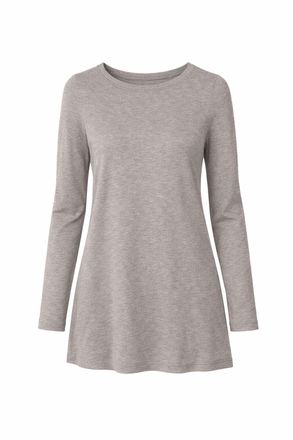 M&oacute;veis Conquista Minimalistische gebreide top met lange mouwen en een strak silhouet