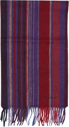 Paul Smith Trent Stripe Sjaal - Heren - Accessoires - Veelkleurig - Maat: ONE Size Wol