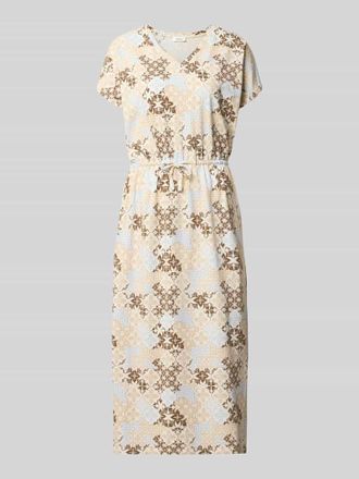 s.Oliver Red Label Relaxed Fit Freizeitkleid aus Baumwoll-Mix in Mittelbraun, Gr&ouml;&szlig;e 34