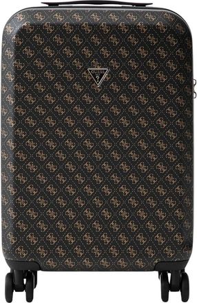 Guess Latona Logo Trolley - Dames - Handbagage koffer - Zwart - ONE Size - Polyester - Koffers