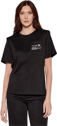 Elisabetta Franchi Donna, Top, Nero, L, new