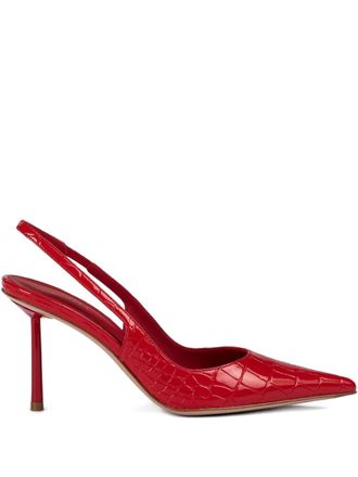 Le Silla 80mm Bella slingback pumps - Rood