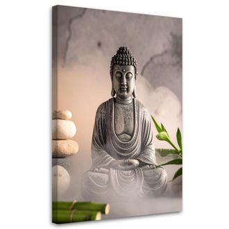 Feeby Impresi&oacute;n De Imagen, Piedras De Buda Plantas Zen Spa, 70x100