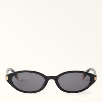Furla Sunglasses Nero Black Acetate Woman