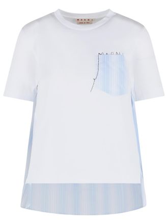 Marni White Cotton T Shirt
