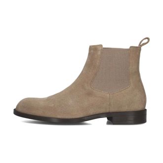 HUGO BOSS Stylish Tayil_cheb Mens Boots - male - Boss - Chelsea Boots - Beige - 10 UK - Shoes