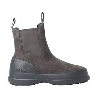 Moon Boot Moon Boot, Chelsea Boots, female, Gray, Size: 15 US Suede Chelsea Boots
