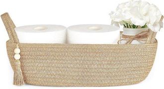 OEM Cesta De Almacenamiento Elegante - Cuerda De Yute - 1 Pieza - 33 Cm X 15 Cm X 10 Cm