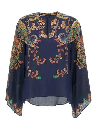 Etro Multicolored silk shirt