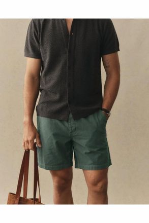 Taylor Stitch Apr&egrave;s Front Slash Short In Organic Deep Sea