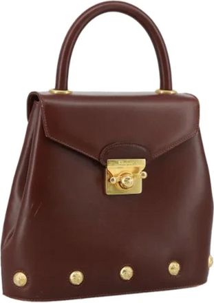 Ferragamo Pre-owned Handbags, female, Brown, Size: ONE SIZE Pre-owned Hand Bag