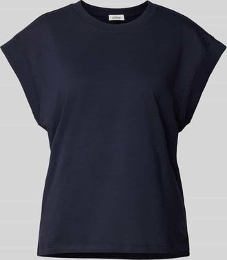 s.Oliver Red Label Relaxed Fit T-Shirt aus reiner Baumwolle in Blau, Größe 34
