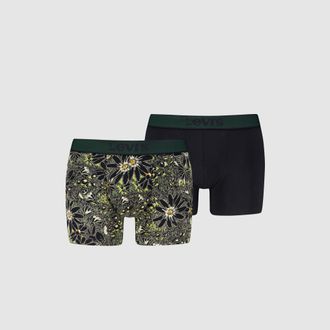 Levi's Hatch Flower Boxer Brief 2 pack - Mens - XL - Black