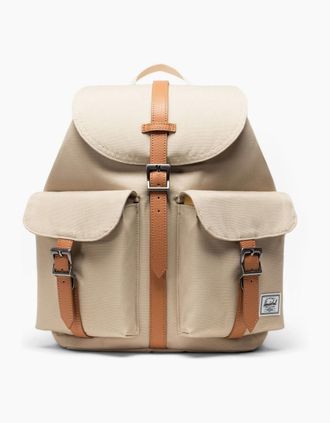 Herschel Womens Herschel Bags Dawson Small Backpack Polyester Unisex Adults Natural Backpack - One Size - Cream