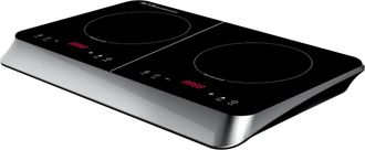 Ardes Ardes Ar1f602 Hobs Negro, Plata Encimera 59 Cm Con Placa De Inducci&oacute;n 2 Zona(s)