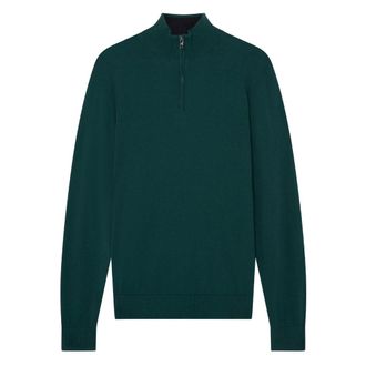 Ted Baker Artiss Core Donkergroene Quarter Zip