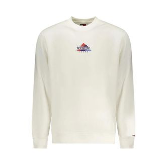 Tommy Hilfiger Sweatshirts, male, White, Size: 2XL Crew Neck Sweatshirt