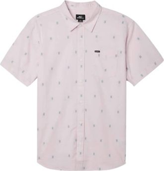 O'Neill Mens Tame Dobby Short Sleeve Shirt In Haze