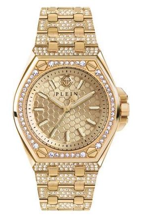 Philipp Plein Plein Extreme Bracelet Watch, 44mm in Yellow Gold at Nordstrom Rack