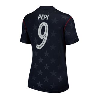 Nike Ricardo Pepi USMNT 2026 Stadium Away Nike Womens Dri-FIT Soccer Jersey in Blue | NN203993638-USM