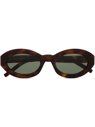 Saint Laurent Sl M136 Sonnenbrille mit ovalem Rahmen