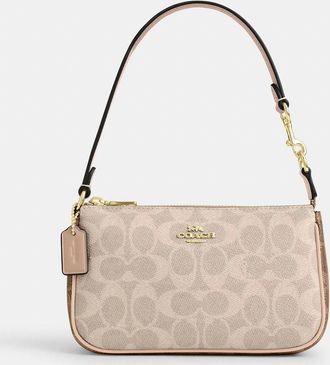 Coach Nolita 19 In Blocked Signature Canvas