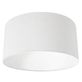 Steinhauer Steinhauer - Pantalla De L&aacute;mpara - Shade - Blanco - Lino - &Oslash; 40cm