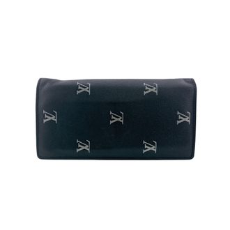 Louis Vuitton Black Leather Wallet (Bi-Fold) (Pre-Owned)