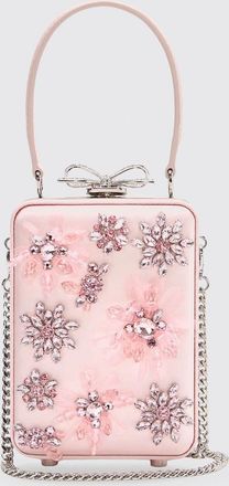 Self Portrait Borsa Self-Portrait in raso con cristalli