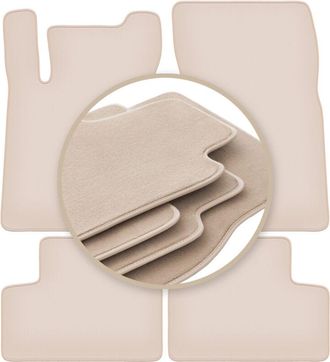 OEM Alfombrillas Premium Beige Para: Mercedes Cla Ii C118 Sed&aacute;n 2019